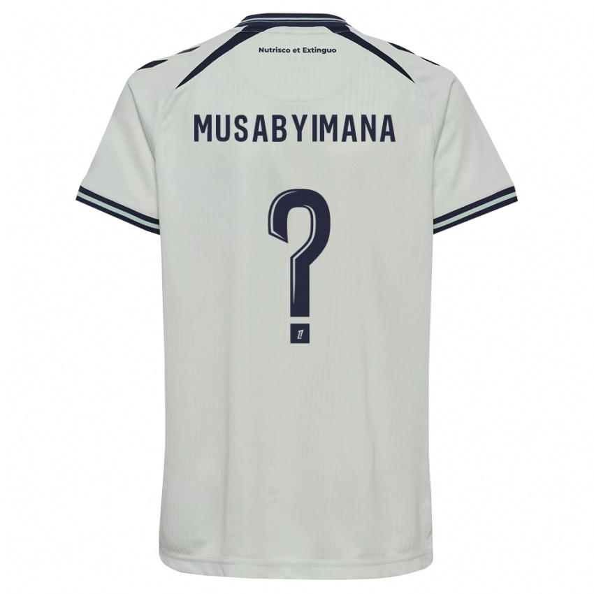 גברים Thierry Musabyimana #0 כחול חצות לבן הרחק ג'רזי 2026/27 חולצה קצרה
