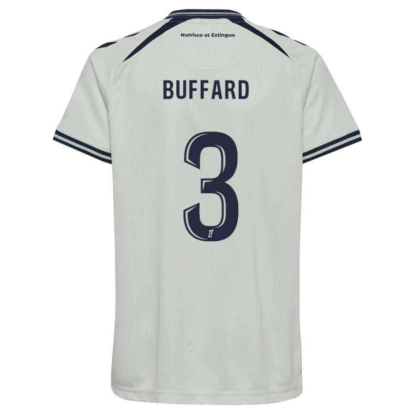 גברים Matthieu Buffard #3 כחול חצות לבן הרחק ג'רזי 2026/27 חולצה קצרה