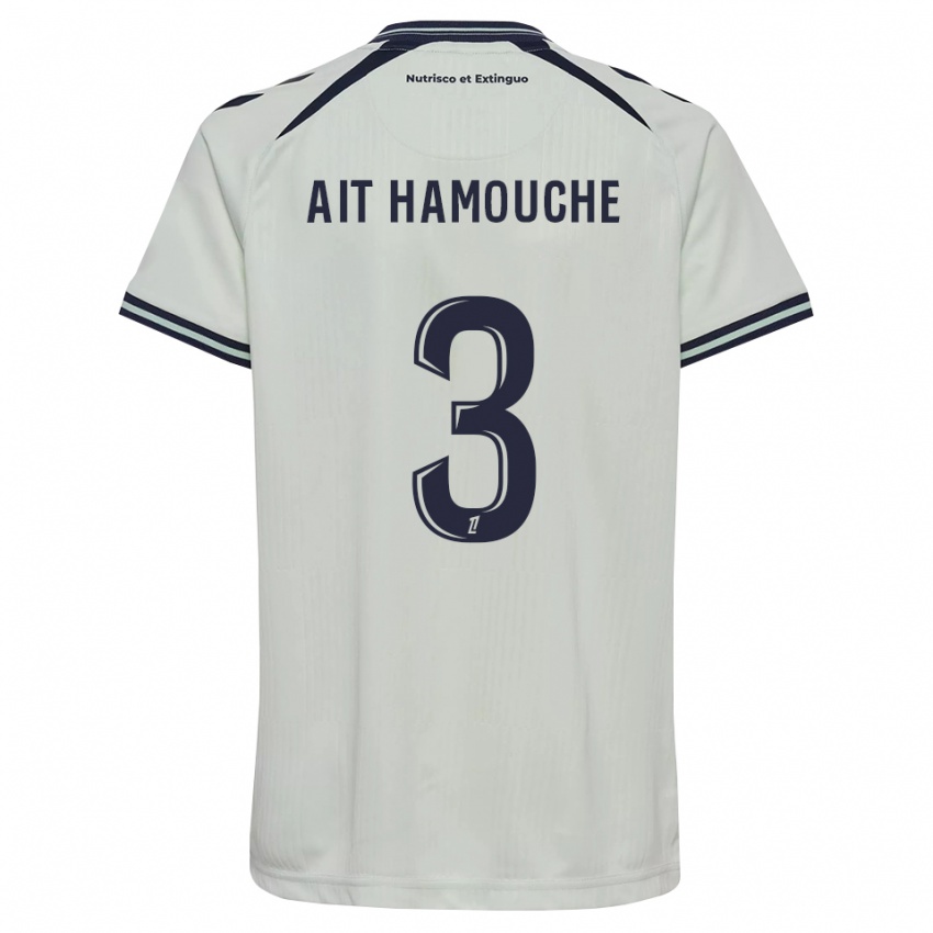 גברים Massyl Ait Hamouche #3 כחול חצות לבן הרחק ג'רזי 2026/27 חולצה קצרה