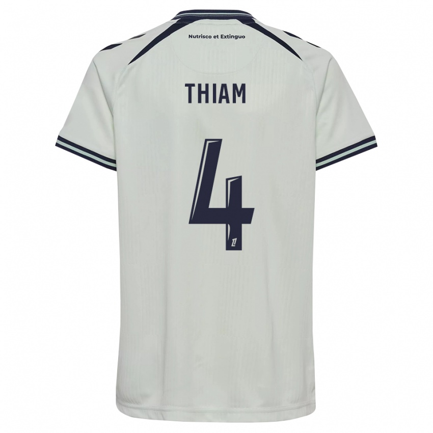 גברים Tidjani Thiam #4 כחול חצות לבן הרחק ג'רזי 2026/27 חולצה קצרה