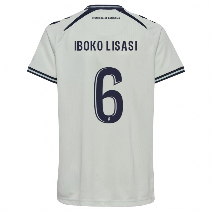 גברים Malachie Iboko Lisasi #6 כחול חצות לבן הרחק ג'רזי 2026/27 חולצה קצרה