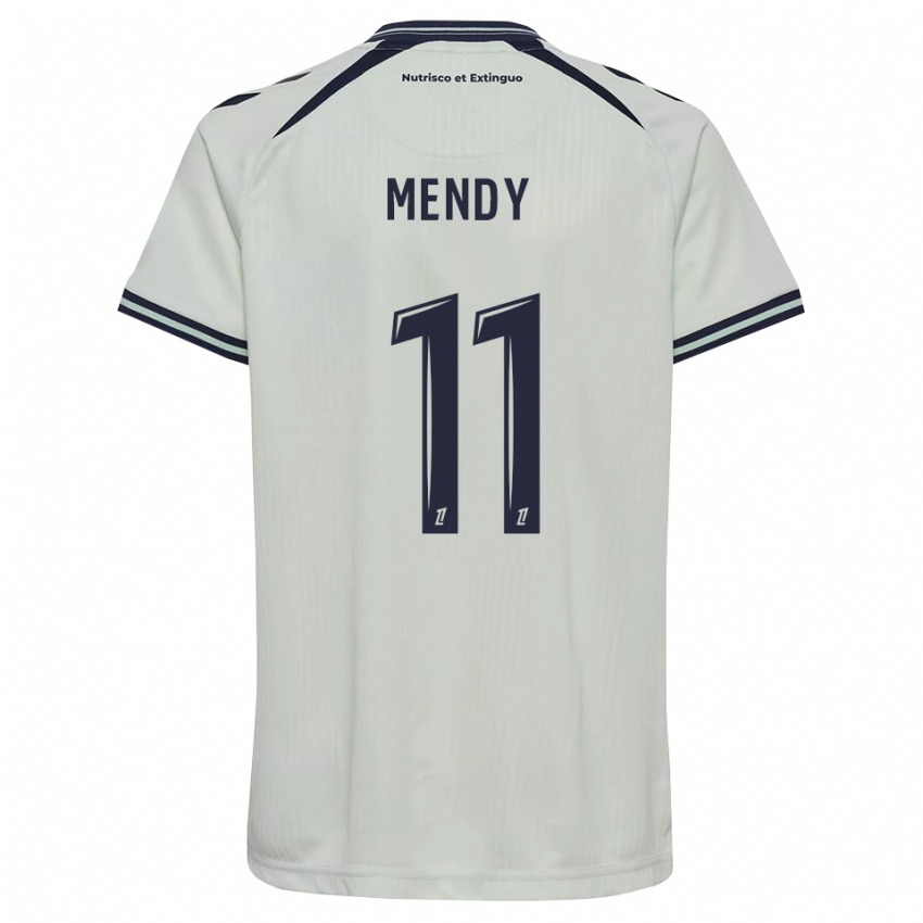 גברים Mélinda Mendy #11 כחול חצות לבן הרחק ג'רזי 2026/27 חולצה קצרה
