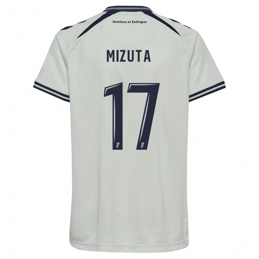 גברים Kaito Mizuta #17 כחול חצות לבן הרחק ג'רזי 2026/27 חולצה קצרה