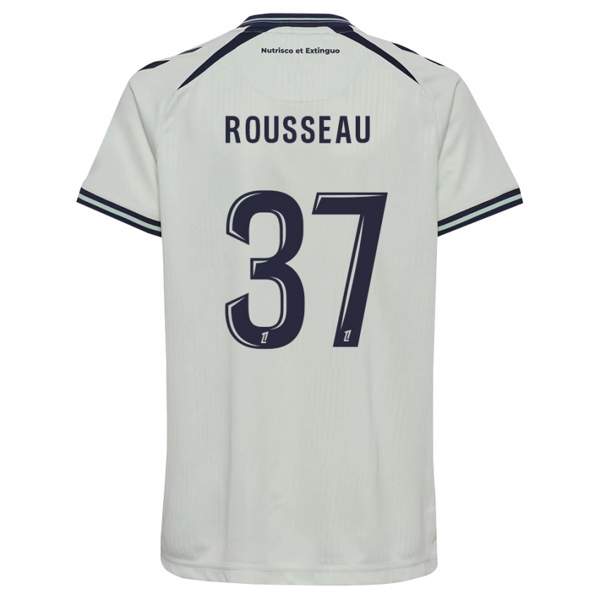 גברים Thomas Rousseau #37 כחול חצות לבן הרחק ג'רזי 2026/27 חולצה קצרה