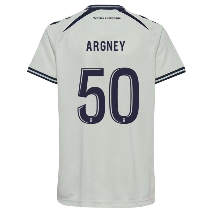 גברים Paul Argney #50 כחול חצות לבן הרחק ג'רזי 2026/27 חולצה קצרה