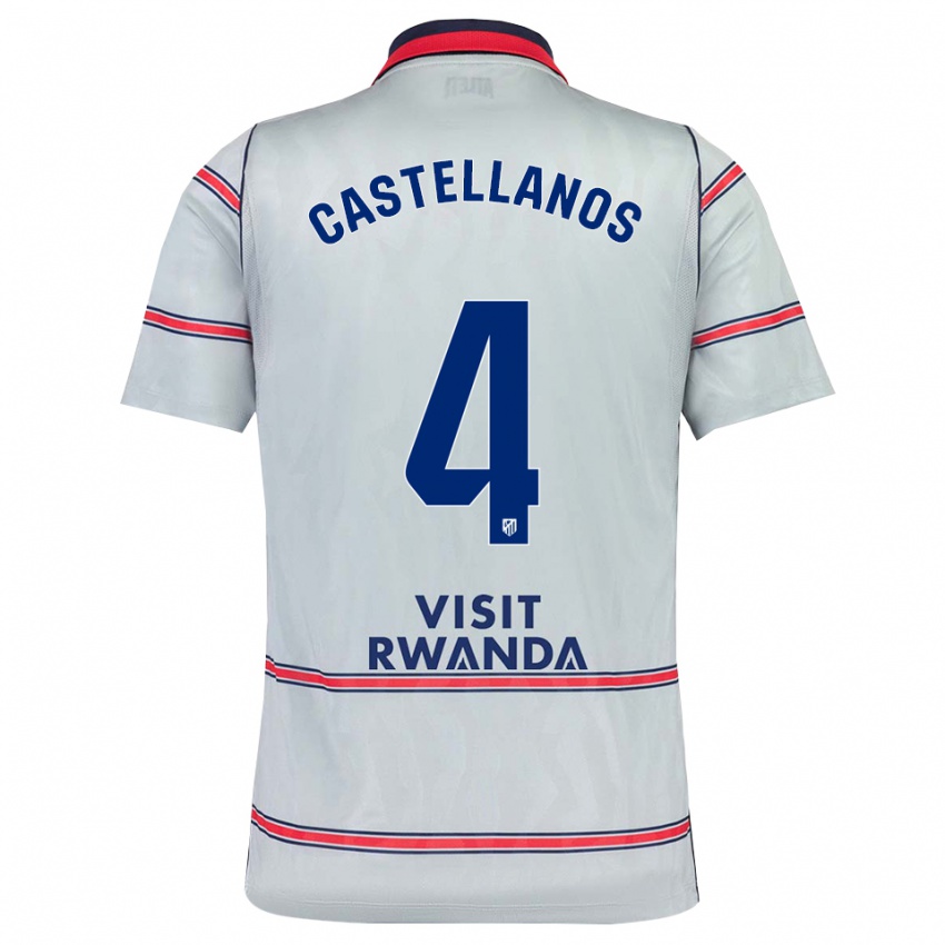 גברים Iván Castellanos #4 אפור אדום כחול צי ג'רזי קיט שלישי 2026/27 חולצה קצרה