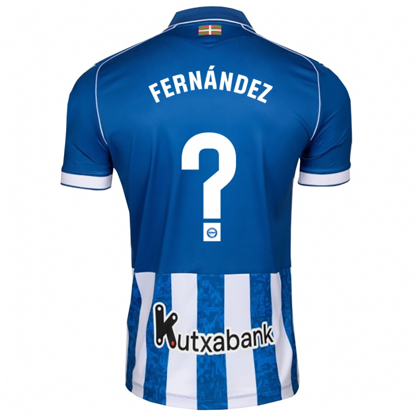 נשים Enaitz Fernández #0 לבן כחול שחור ג'רזי ביתית 2026/27 חולצה קצרה