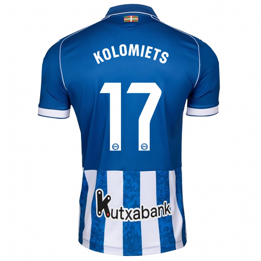נשים Fyodor Kolomiets #17 לבן כחול שחור ג'רזי ביתית 2026/27 חולצה קצרה
