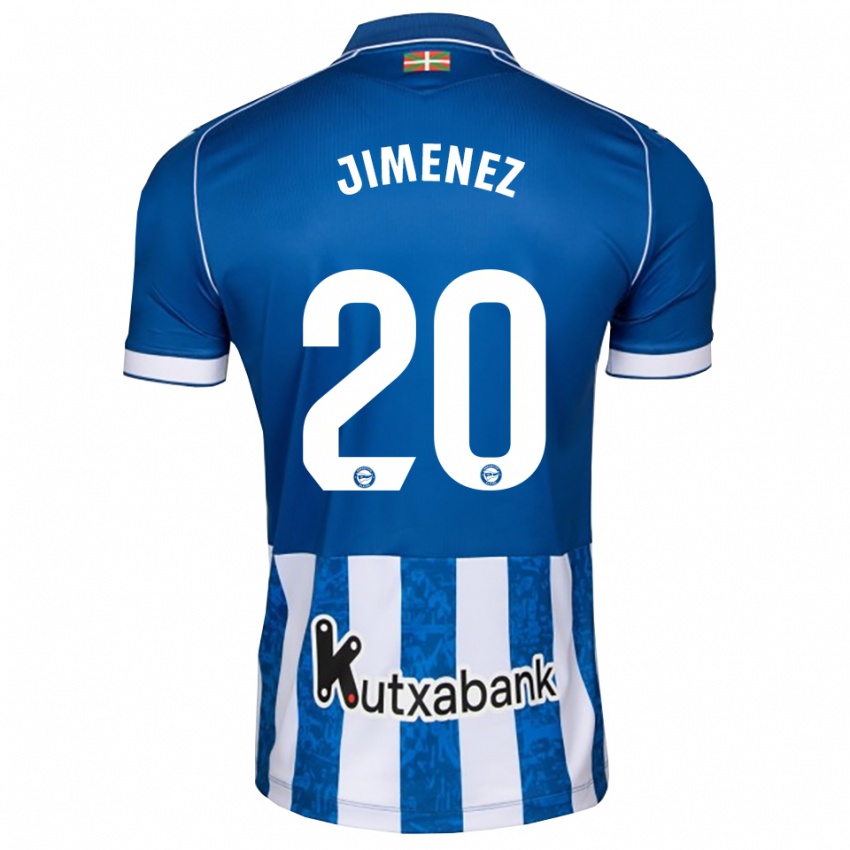 נשים Encarnacion Jimenez #20 לבן כחול שחור ג'רזי ביתית 2026/27 חולצה קצרה