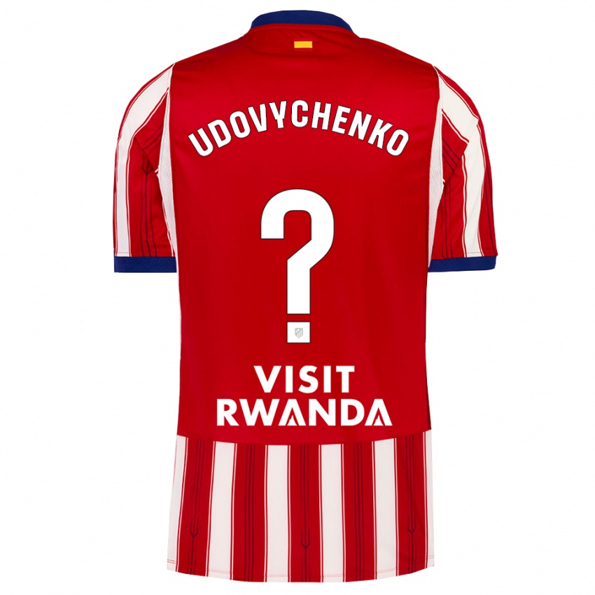 נשים Glib Udovychenko #0 כחול מלכותי אדום לבן ג'רזי ביתית 2026/27 חולצה קצרה