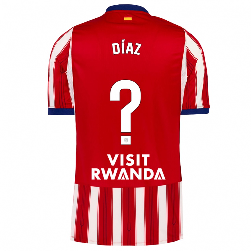 נשים Daniel Díaz #0 כחול מלכותי אדום לבן ג'רזי ביתית 2026/27 חולצה קצרה