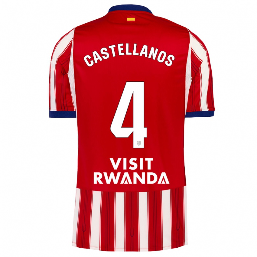נשים Iván Castellanos #4 כחול מלכותי אדום לבן ג'רזי ביתית 2026/27 חולצה קצרה