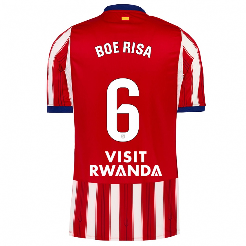 נשים Vilde Bøe Risa #6 כחול מלכותי אדום לבן ג'רזי ביתית 2026/27 חולצה קצרה