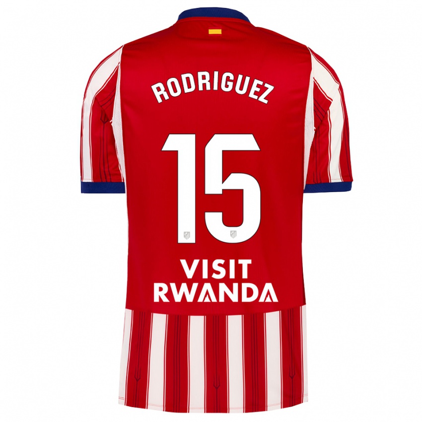 נשים Cinta Rodríguez #15 כחול מלכותי אדום לבן ג'רזי ביתית 2026/27 חולצה קצרה
