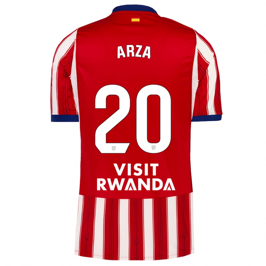 נשים David Arza #20 כחול מלכותי אדום לבן ג'רזי ביתית 2026/27 חולצה קצרה