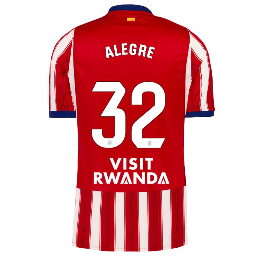 נשים Juan Alegre #32 כחול מלכותי אדום לבן ג'רזי ביתית 2026/27 חולצה קצרה