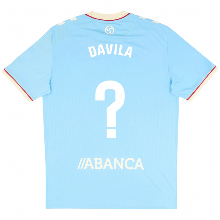 נשים Ángel Davila #0 כחול שמיים לבן אדום ג'רזי ביתית 2026/27 חולצה קצרה