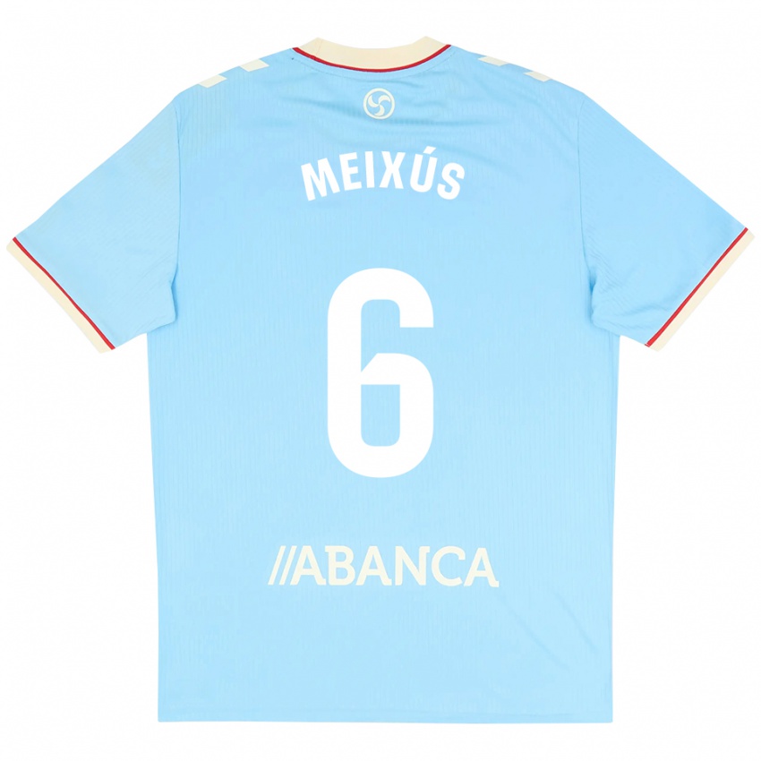 נשים Pablo Meixús #6 כחול שמיים לבן אדום ג'רזי ביתית 2026/27 חולצה קצרה