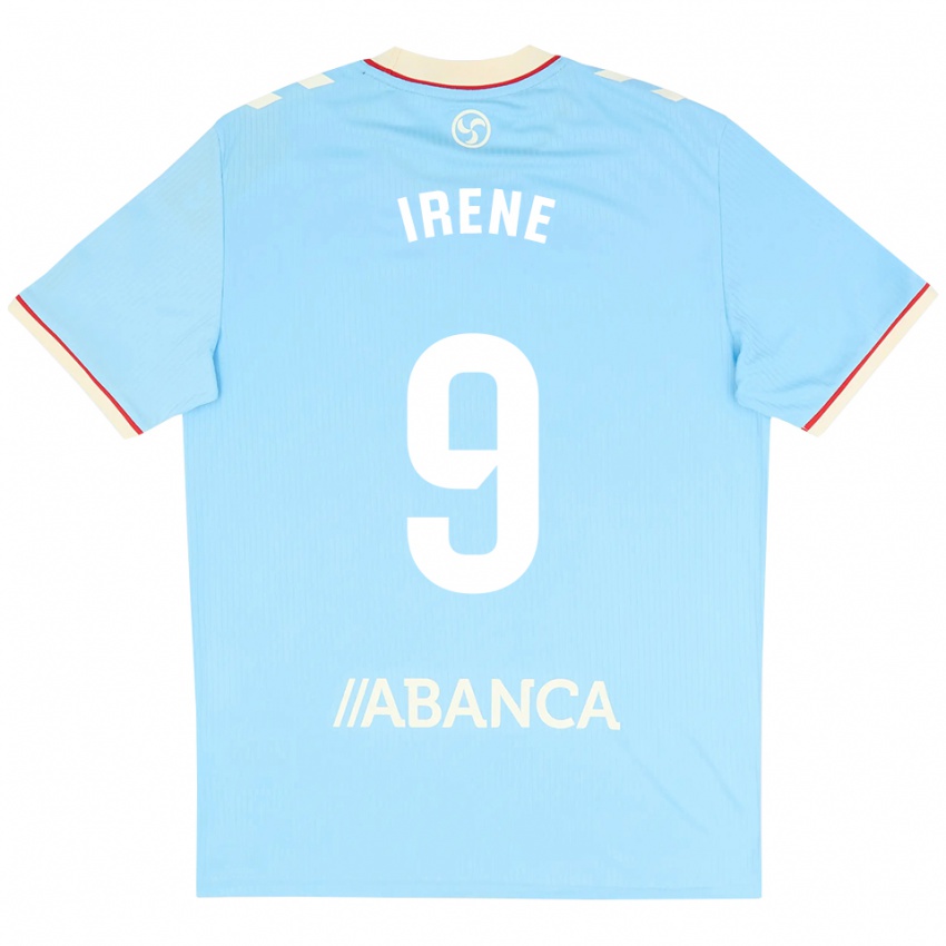 נשים Irene Fernández #9 כחול שמיים לבן אדום ג'רזי ביתית 2026/27 חולצה קצרה