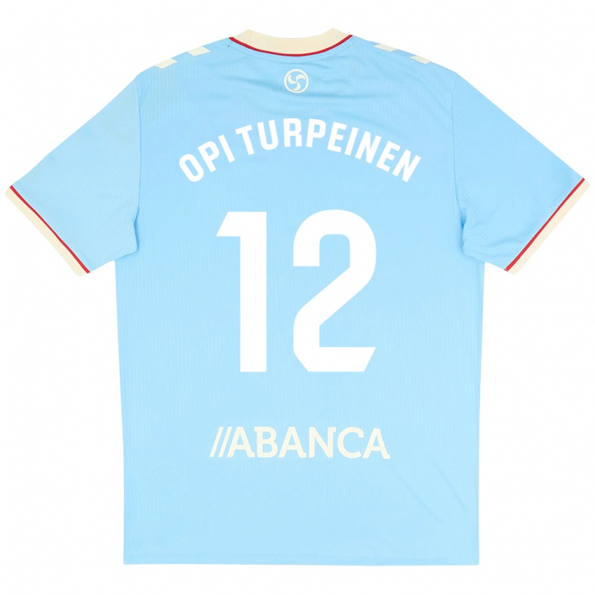 נשים Aslak Opi Turpeinen #12 כחול שמיים לבן אדום ג'רזי ביתית 2026/27 חולצה קצרה