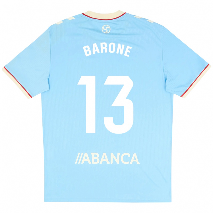 נשים Caio Barone #13 כחול שמיים לבן אדום ג'רזי ביתית 2026/27 חולצה קצרה