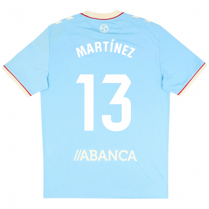 נשים Naiara Martínez #13 כחול שמיים לבן אדום ג'רזי ביתית 2026/27 חולצה קצרה