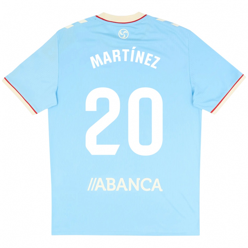 נשים Lara Martínez #20 כחול שמיים לבן אדום ג'רזי ביתית 2026/27 חולצה קצרה