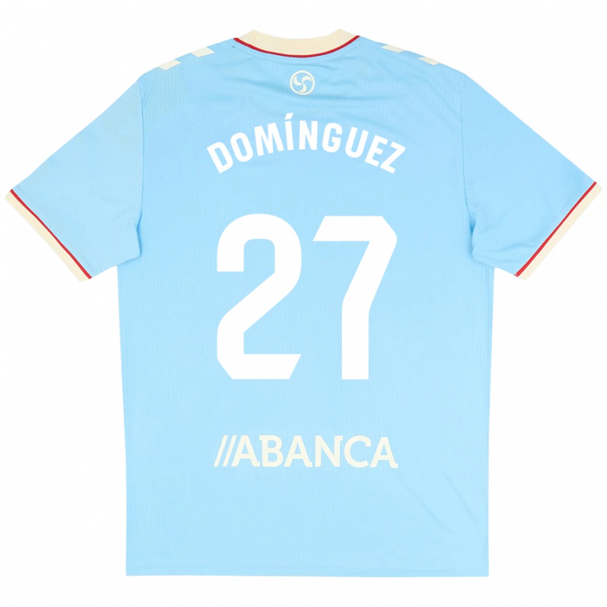 נשים Emma Domínguez #27 כחול שמיים לבן אדום ג'רזי ביתית 2026/27 חולצה קצרה