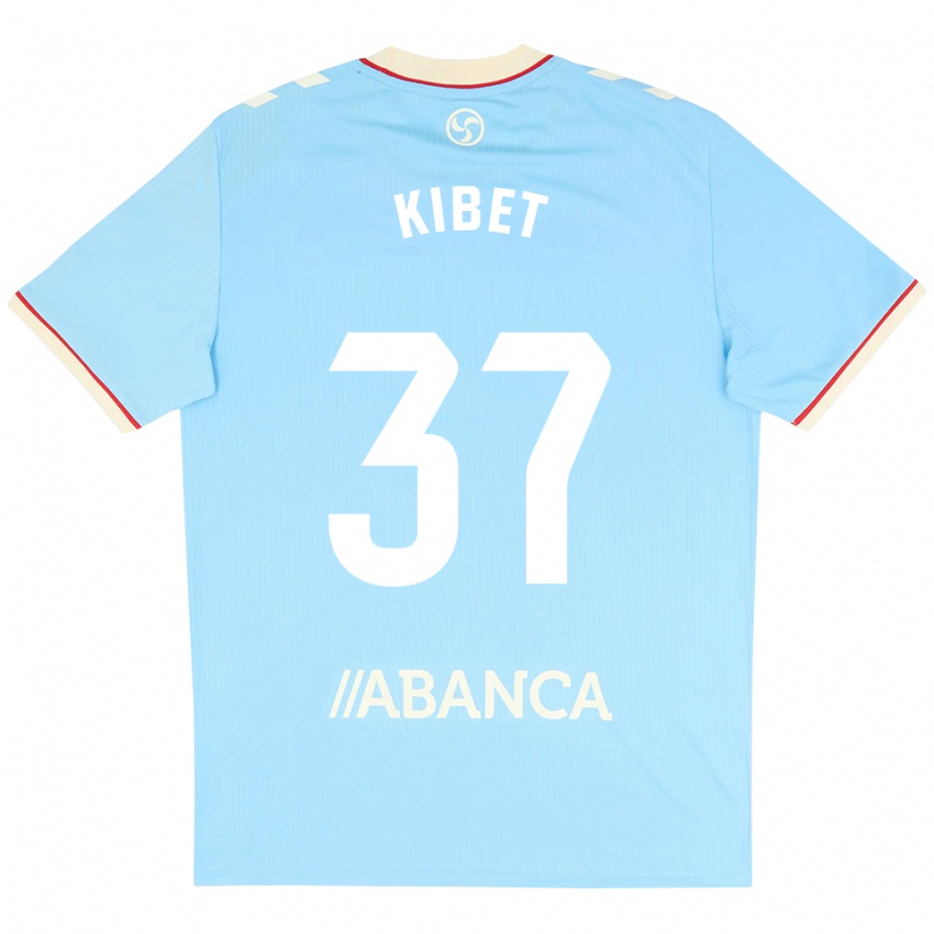 נשים Aldrine Kibet #37 כחול שמיים לבן אדום ג'רזי ביתית 2026/27 חולצה קצרה