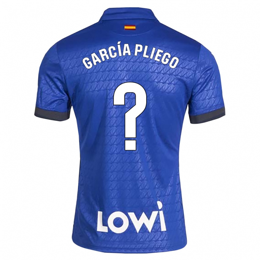 נשים Hugo García Pliego #0 לבן כחול שחור ג'רזי ביתית 2026/27 חולצה קצרה