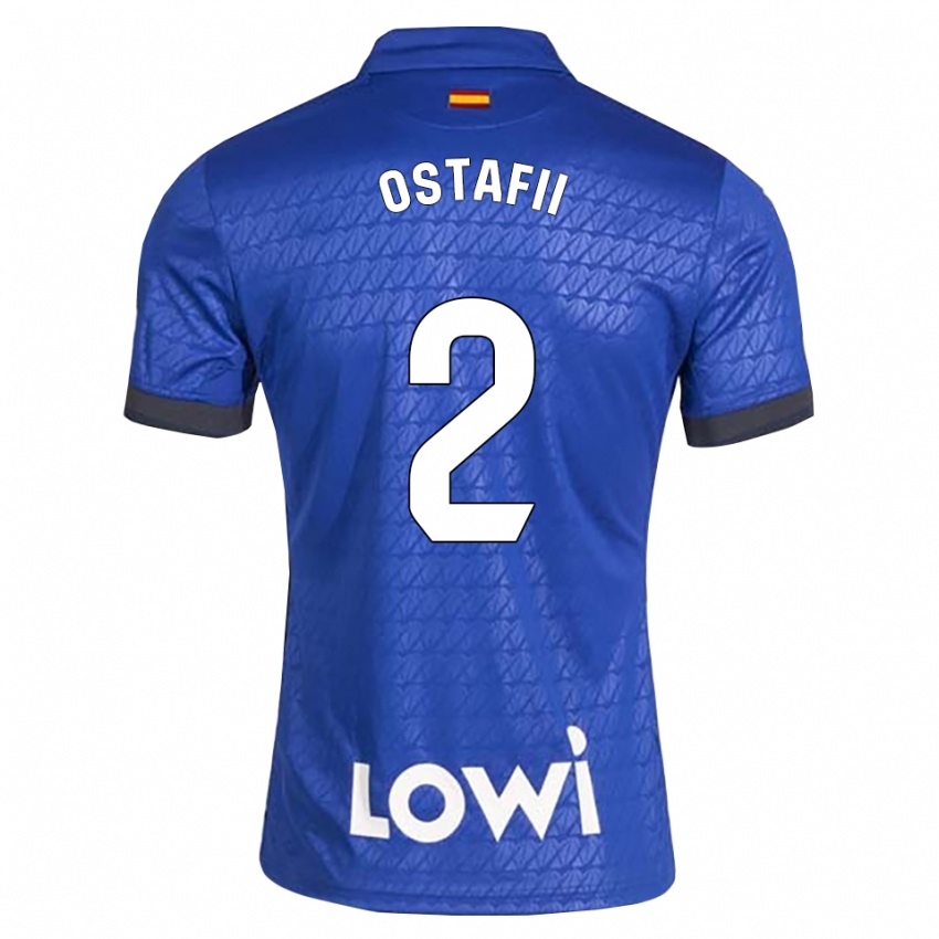 נשים David Ostafii #2 לבן כחול שחור ג'רזי ביתית 2026/27 חולצה קצרה