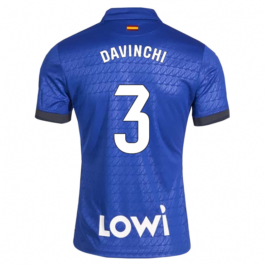 נשים Davinchi #3 לבן כחול שחור ג'רזי ביתית 2026/27 חולצה קצרה