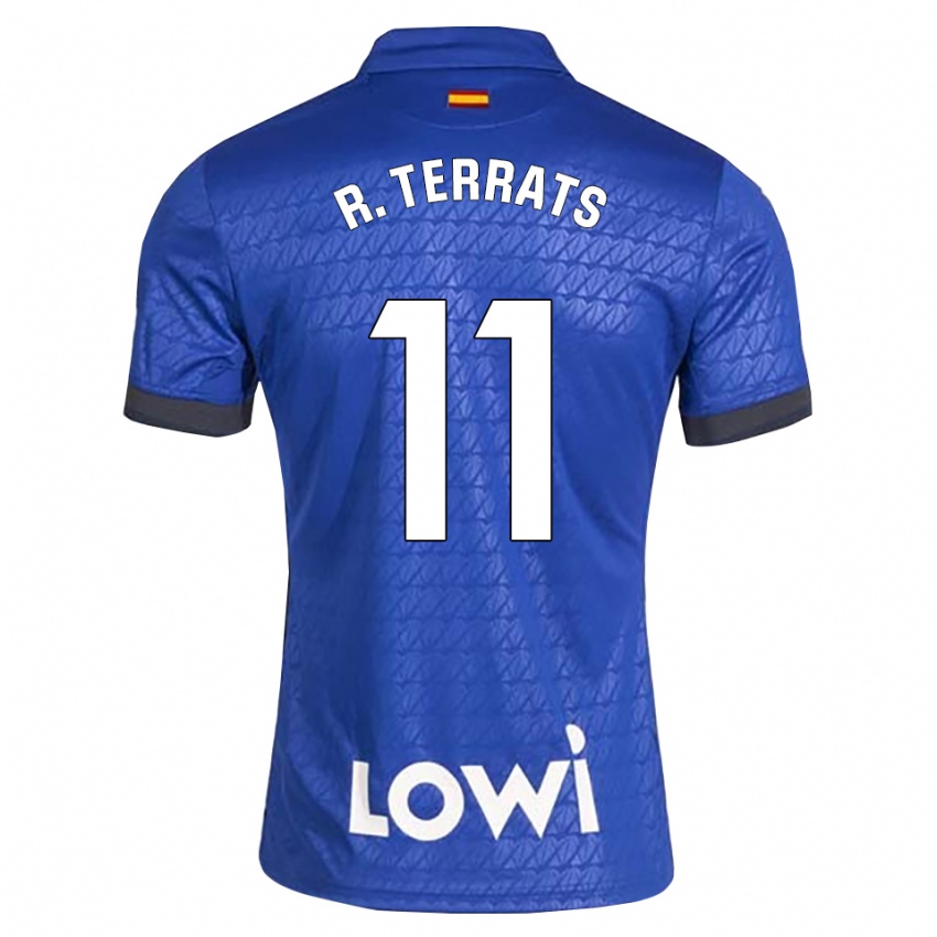 נשים Ramón Terrats #11 לבן כחול שחור ג'רזי ביתית 2026/27 חולצה קצרה