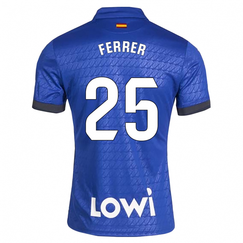 נשים Diego Ferrer #25 לבן כחול שחור ג'רזי ביתית 2026/27 חולצה קצרה
