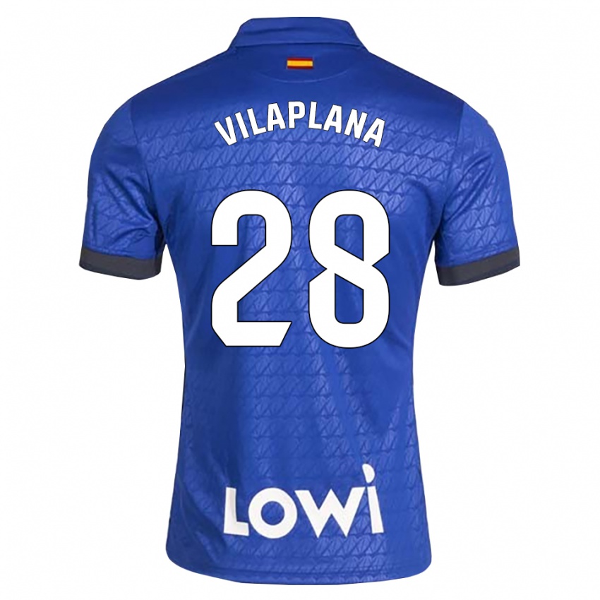 נשים Marc Vilaplana #28 לבן כחול שחור ג'רזי ביתית 2026/27 חולצה קצרה
