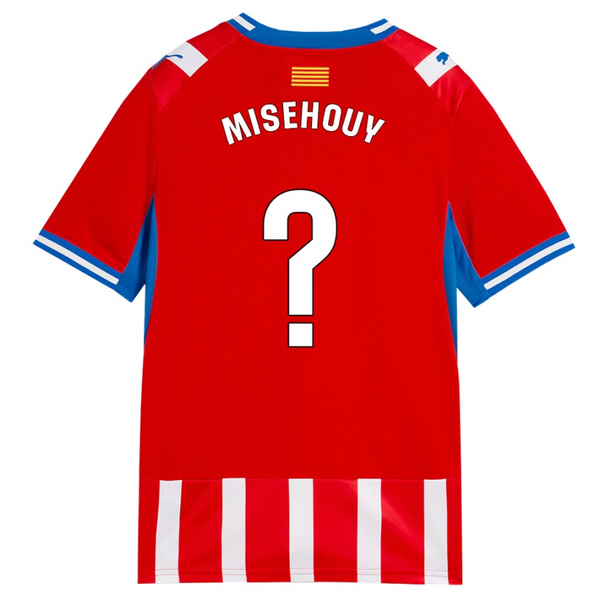 נשים Gabriel Misehouy #0 אדום לבן כחול שמיים ג'רזי ביתית 2026/27 חולצה קצרה