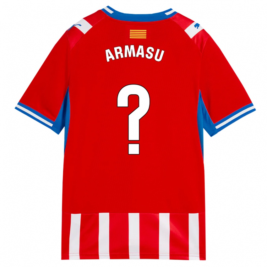 נשים Daniel Armasu #0 אדום לבן כחול שמיים ג'רזי ביתית 2026/27 חולצה קצרה
