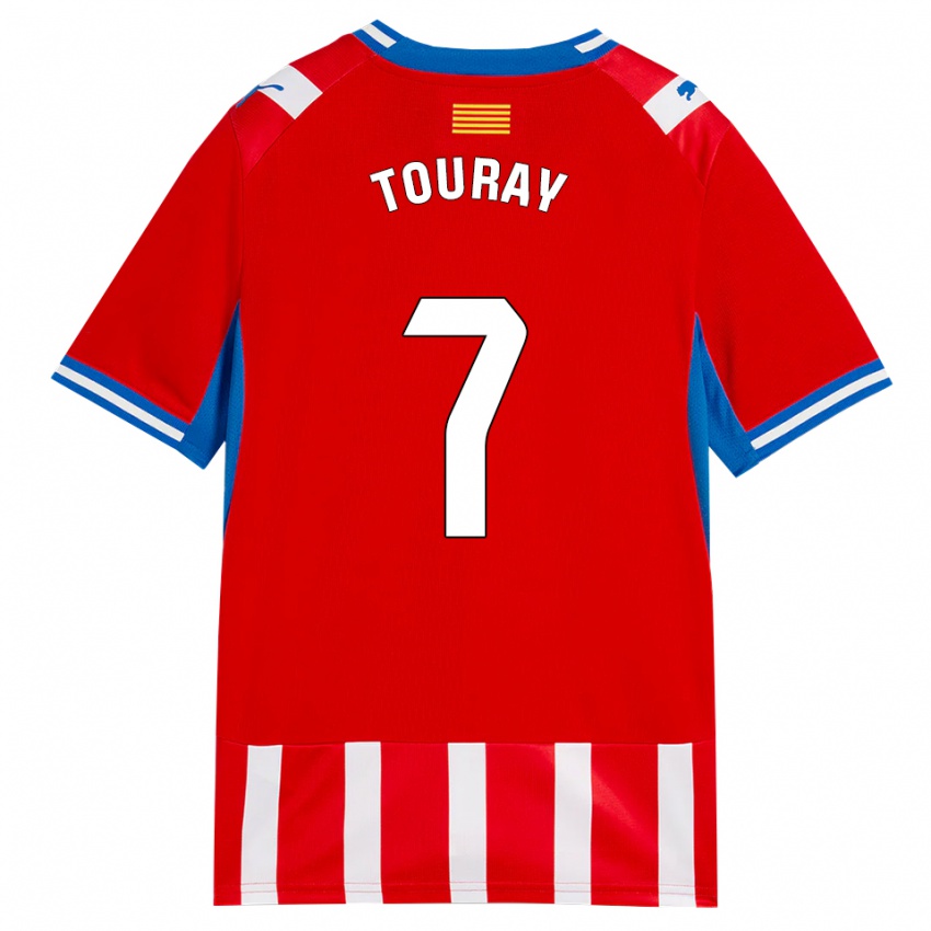 נשים Muhammed Touray #7 אדום לבן כחול שמיים ג'רזי ביתית 2026/27 חולצה קצרה