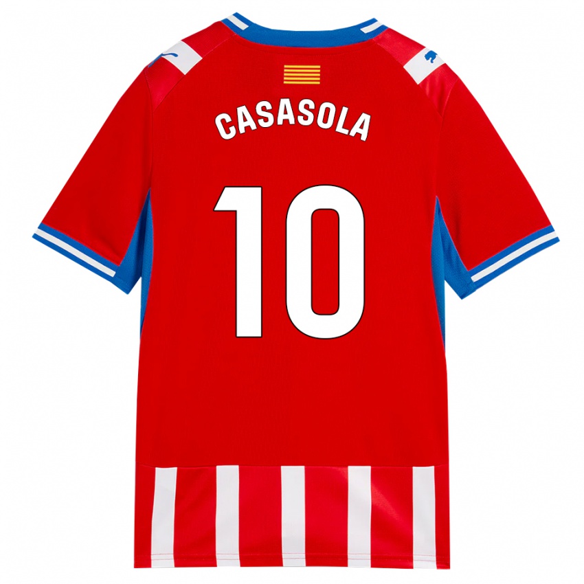 נשים Derek Casasola #10 אדום לבן כחול שמיים ג'רזי ביתית 2026/27 חולצה קצרה