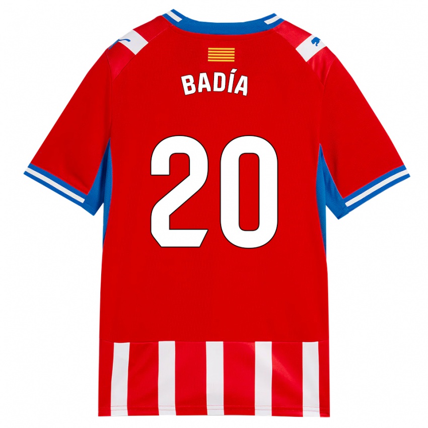 נשים Guillem Badía #20 אדום לבן כחול שמיים ג'רזי ביתית 2026/27 חולצה קצרה