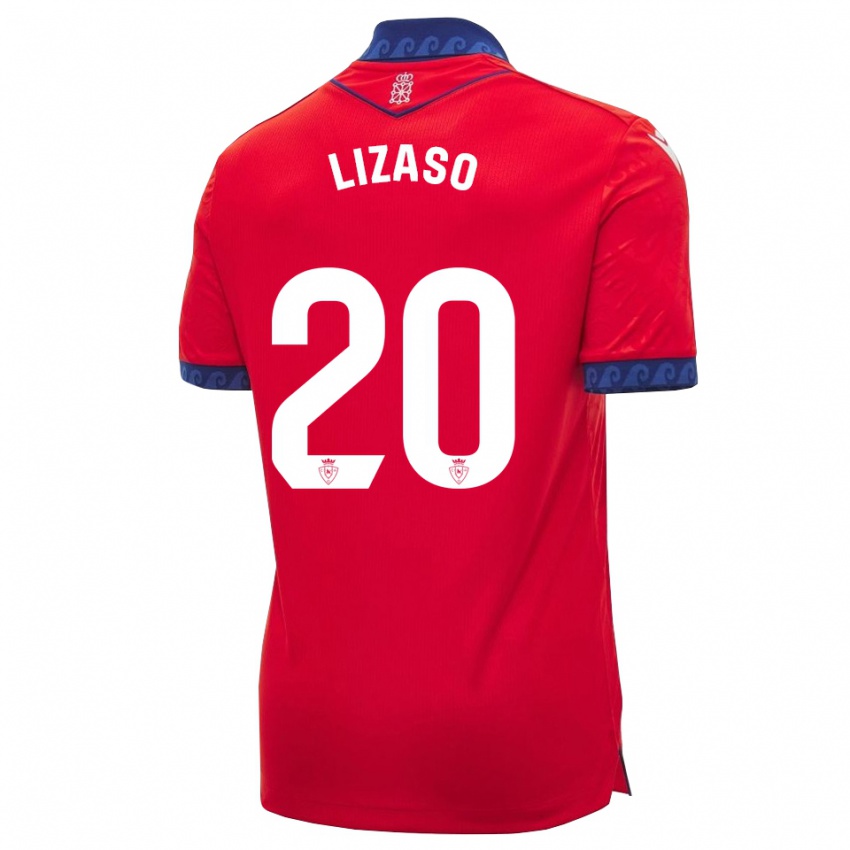 נשים Iker Lizaso #20 אדום כחול צי לבן ג'רזי ביתית 2026/27 חולצה קצרה