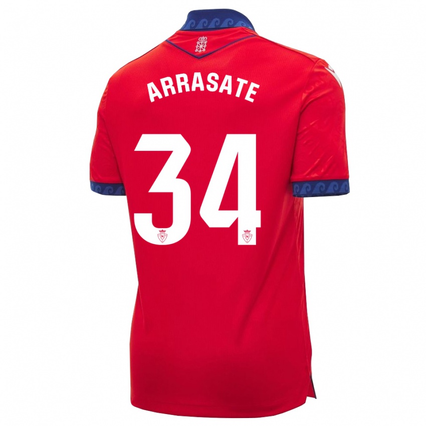 נשים Ibai Arrasate #34 אדום כחול צי לבן ג'רזי ביתית 2026/27 חולצה קצרה
