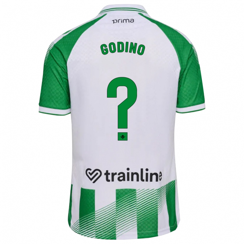 נשים Eugenio Godino #0 ירוק בהיר שחור לבן ג'רזי ביתית 2026/27 חולצה קצרה