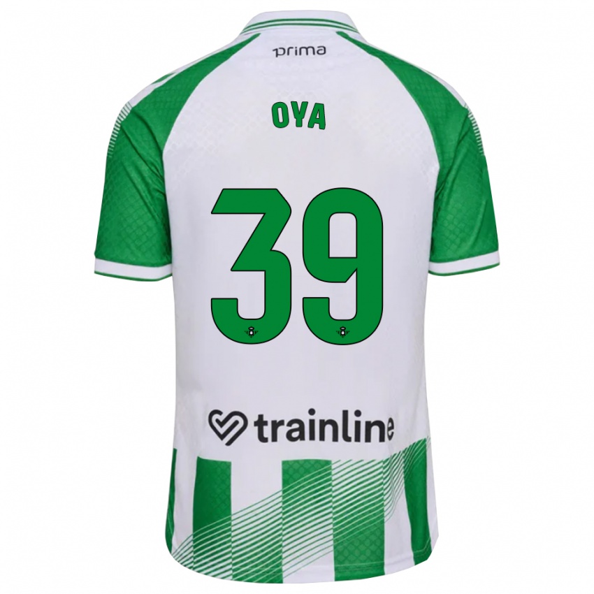 נשים Rafa Oya #39 ירוק בהיר שחור לבן ג'רזי ביתית 2026/27 חולצה קצרה