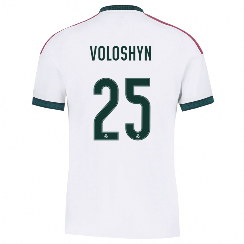 נשים Ilya Voloshyn #25 ירוק כהה לבן אדום ג'רזי ביתית 2026/27 חולצה קצרה
