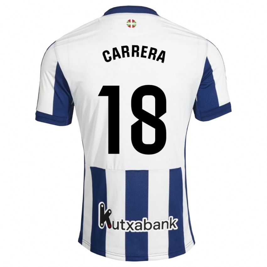 נשים Gorka Carrera #18 כחול צי זהב ג'רזי ביתית 2026/27 חולצה קצרה