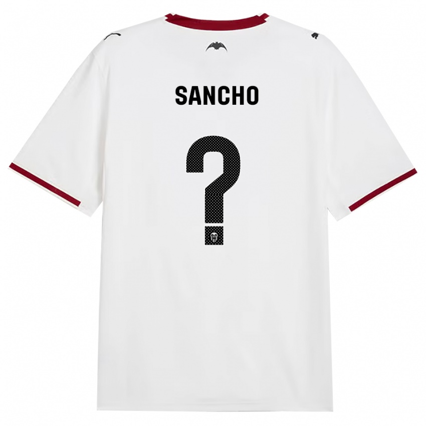 נשים Daniel Sancho #0 שחור לבן אדום צהוב ג'רזי ביתית 2026/27 חולצה קצרה