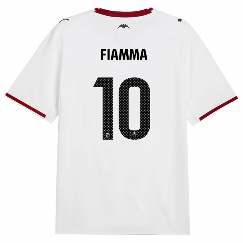 נשים Fiamma #10 שחור לבן אדום צהוב ג'רזי ביתית 2026/27 חולצה קצרה