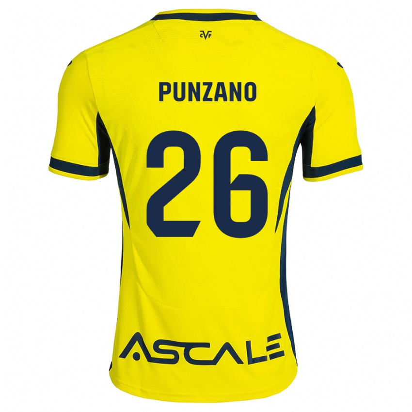 נשים Iker Punzano #26 צהוב שחור אדום ג'רזי ביתית 2026/27 חולצה קצרה