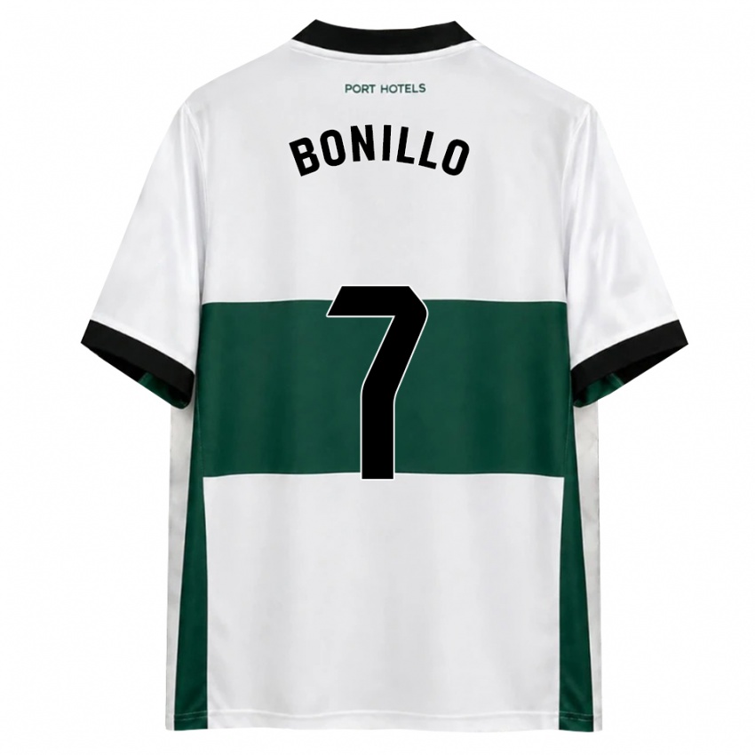 נשים Haizam Bonillo #7 ירוק לבן אדום ג'רזי ביתית 2026/27 חולצה קצרה